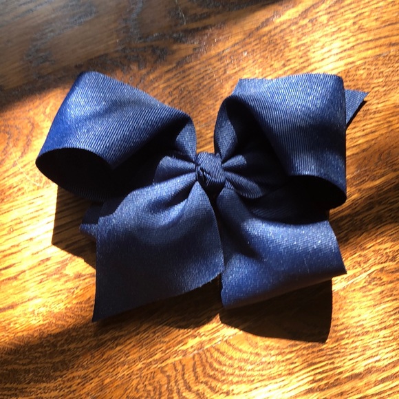Accessories Navy Blue Hair Bow Poshmark